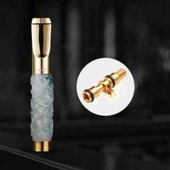 Tẩu lọc vệ sinh thân đá ngọc khắc hình rồng nổi Zobo ZB 358