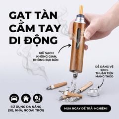 Gạt tàn thuốc lá cầm tay vỏ gỗ di động cho xe hơi H08