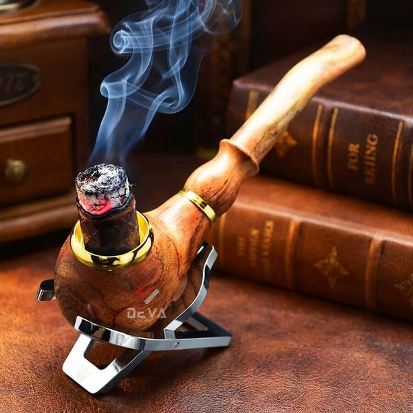 Tẩu gỗ sưa cán thẳng Freesize TG23