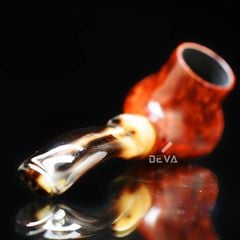 Tẩu gỗ đáy loe cán sừng chuyên dụng cho Cigar và thuốc lá sợi TS33
