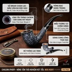 Tẩu Chacom Atlas marbre N863