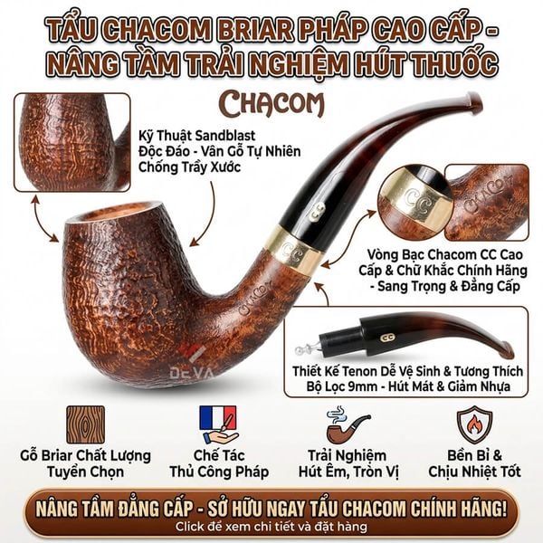 Tẩu thạch nam Chacom Churchill SB N851S