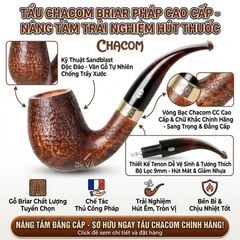 Tẩu thạch nam Chacom Churchill SB N851S