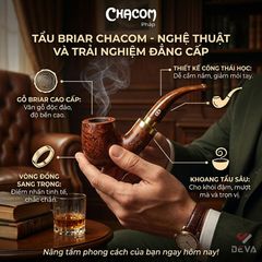 Tẩu gỗ chính hãng Chacom Skipper N41