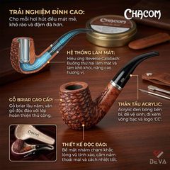 Tẩu thạch nam vân cổ Rustic Chacom 1202