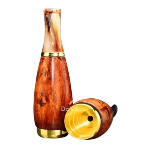 Tẩu Cigar gỗ thạch nam cán sừng Freesize TN07