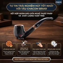 Tẩu gỗ Chacom Champs Elysees N43A