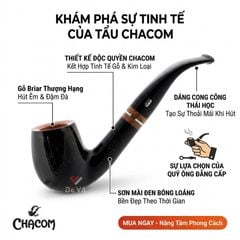 Tẩu gỗ Chacom Champs Elysees N43A
