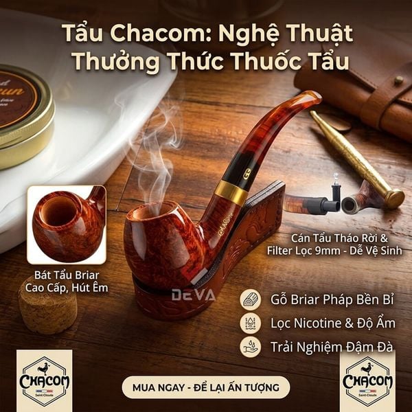 Tẩu thạch nam Chacom Churchill N184