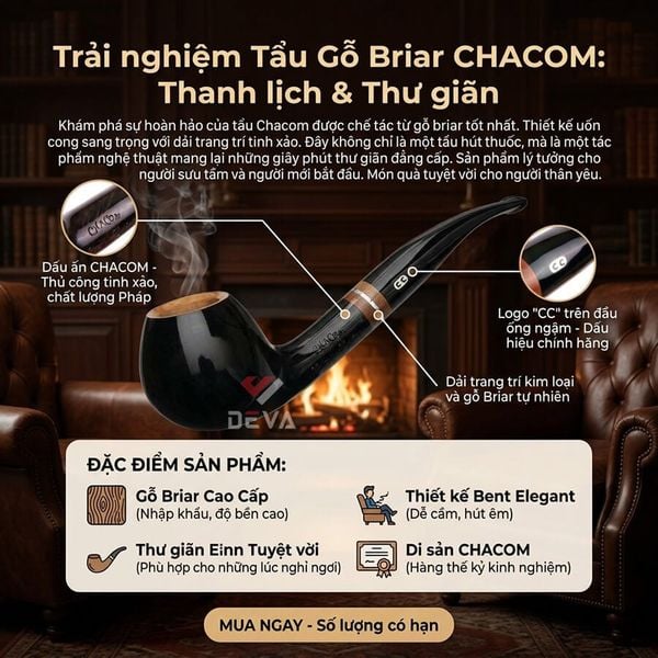 Tẩu thạch nam Chacom Champs Elysees N425E