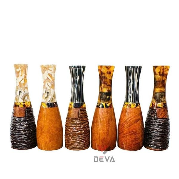 Tẩu Cigar gỗ thạch nam cán sừng nhiều size 40-58 TN03