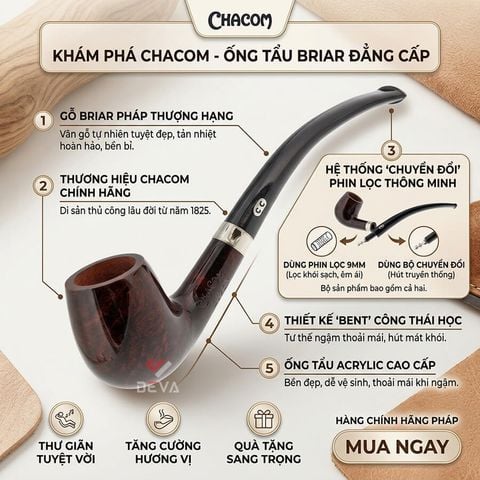 Tẩu Chacom Lizon 521
