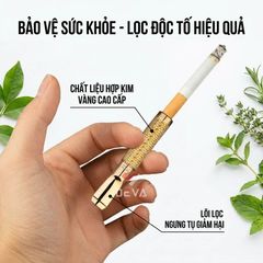 Tẩu lọc thuốc mạ vàng Zobo ZB 255