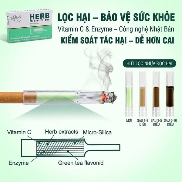 Tẩu lọc bông Herb micro filter