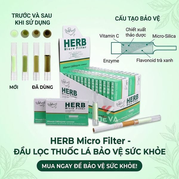 Tẩu lọc bông Herb micro filter
