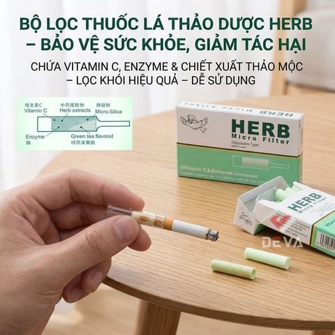 Tẩu lọc bông Herb micro filter
