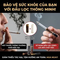 Tẩu lọc Zobo cán gỗ cao cấp ZB 329