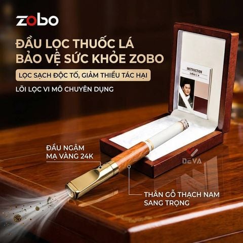 Tẩu gỗ Thạch Nam dùng cho thuốc nhỏ và to Zobo ZB 301