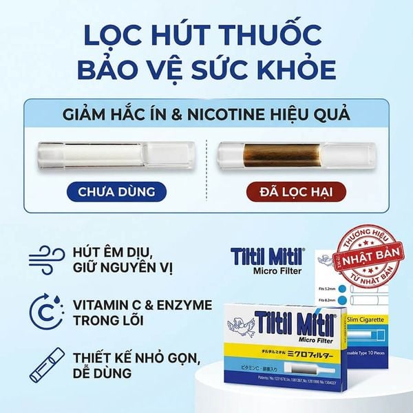 Tẩu lọc bông Nhật Tiltil mitil