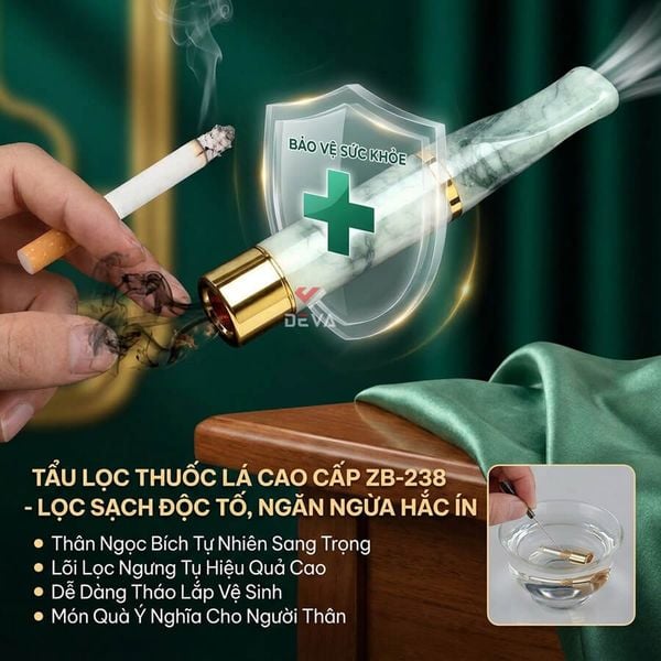 Tẩu đá ngọc vệ sinh dùng cho thuốc thường Zobo ZB 238