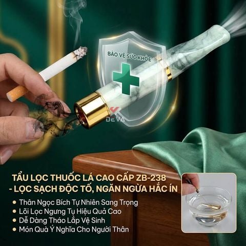 Tẩu đá ngọc vệ sinh dùng cho thuốc thường Zobo ZB 238