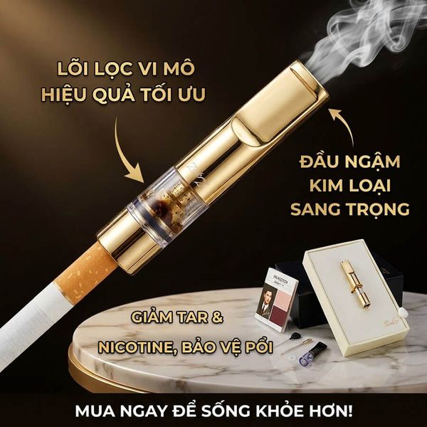 Tẩu lọc thuốc vệ sinh cán kim loại Zobo ZB 330