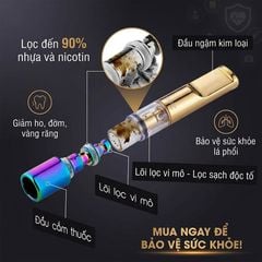 Tẩu lọc thuốc vệ sinh cán kim loại Zobo ZB 330