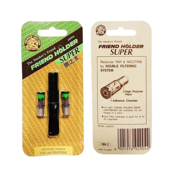 Tẩu lọc bông vệ sinh chính hãng Friend Holder kèm lõi lọc kép 904-2