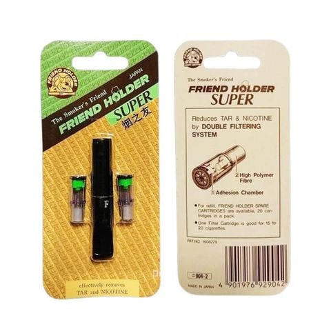 Tẩu lọc bông vệ sinh chính hãng Friend Holder kèm lõi lọc kép 904-2