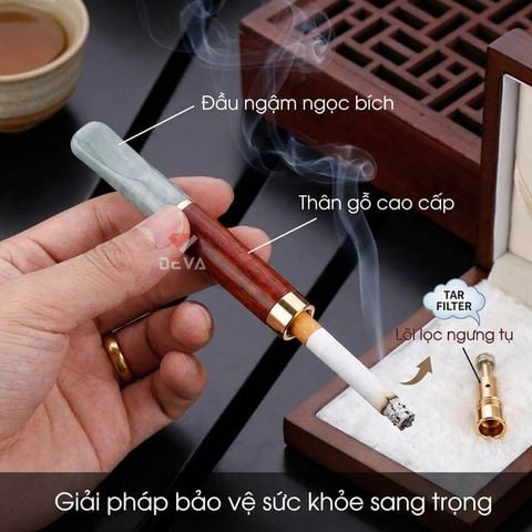 Tẩu gỗ cán Ngọc thuốc Zobo ZB 239