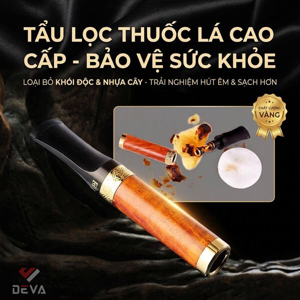 Tẩu lọc thuốc bằng gỗ Đàn Hương Zobo ZB 302
