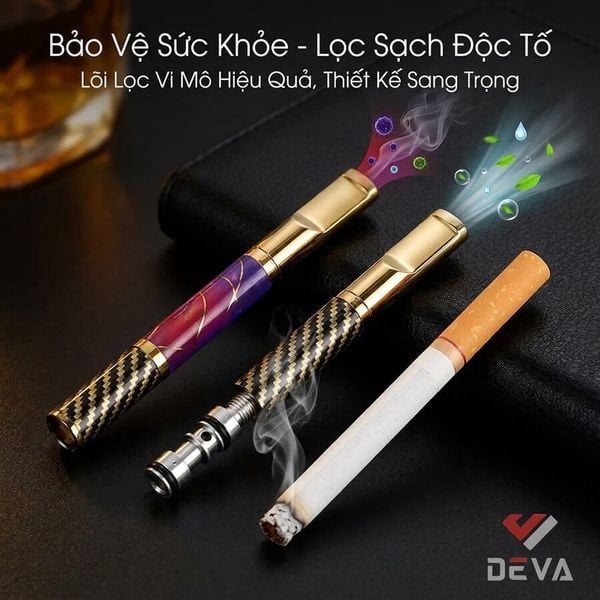 Tẩu lọc Wosda hoa văn cho 3 size thuốc Series WSD-102