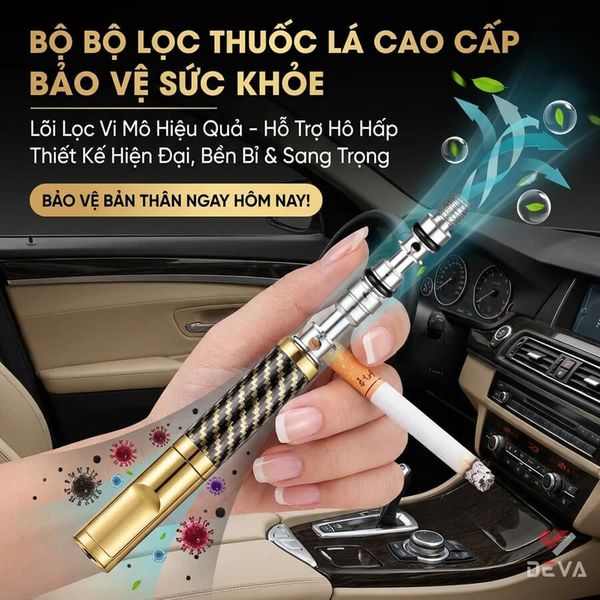 Tẩu lọc Wosda hoa văn cho 3 size thuốc Series WSD-102