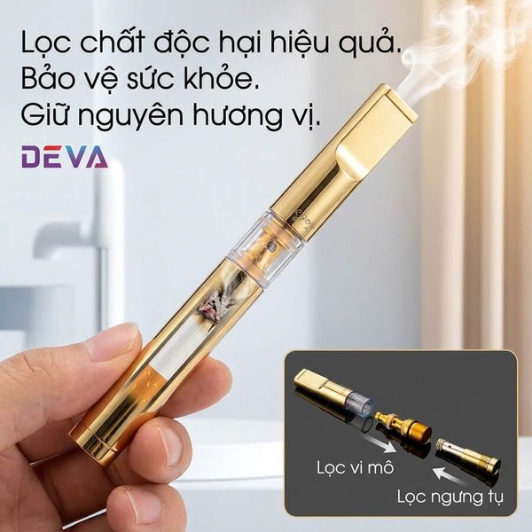 Tẩu lọc vệ sinh chính hãng Zobo cho thuốc lá vừa và nhỏ ZB-361