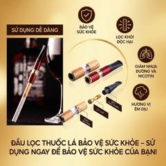 Tẩu lọc thuốc Zobo ZB vỏ gỗ 267