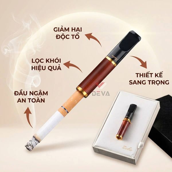 Tẩu lọc thuốc Zobo cán gỗ ZB 328