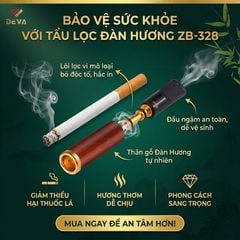 Tẩu lọc thuốc Zobo cán gỗ ZB 328