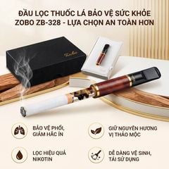 Tẩu lọc thuốc Zobo cán gỗ ZB 328