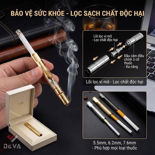 Tẩu kim loại vệ sinh dùng cho các cỡ thuốc ZB370