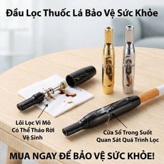 Tẩu lọc chính hãng Zobo nhiều size thuốc lá kèm ống đựng ZB 375