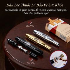 Tẩu lọc chính hãng Zobo nhiều size thuốc lá kèm ống đựng ZB 375