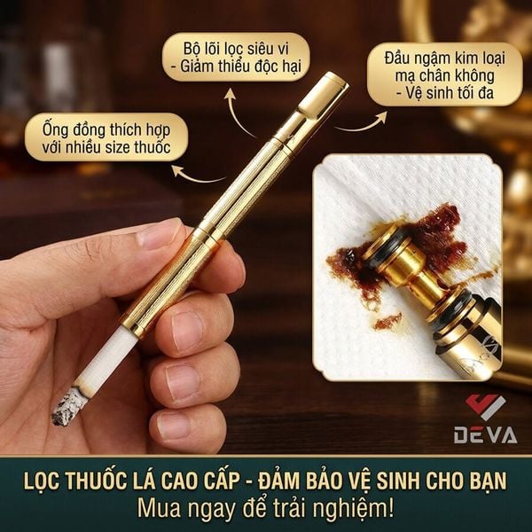 Tẩu lọc kim loại Zobo nhiều size thuốc kèm ống đựng ZB-482