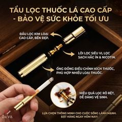 Tẩu lọc kim loại Zobo nhiều size thuốc kèm ống đựng ZB-482