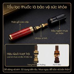 Tẩu Zobo lọc khói độc của thuốc ZB 220