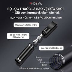 Tẩu lọc kim loại Zobo cho 4 size thuốc kèm ống đựng ZB-397
