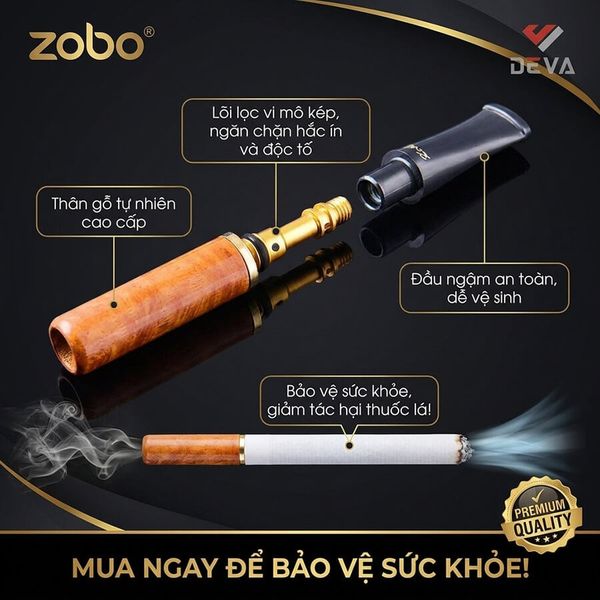 Tẩu gỗ óc chó Zobo ZB 307