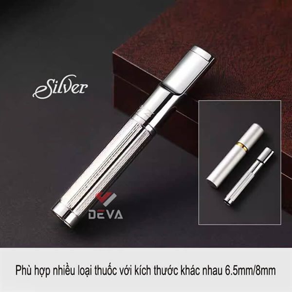 Tẩu lọc kim loại Zobo nhiều size thuốc kèm ống đựng ZB-482