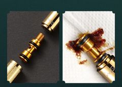 Tẩu lọc kim loại Zobo nhiều size thuốc kèm ống đựng ZB-482