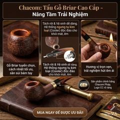 Tẩu gỗ Chacom Churchill SB N862