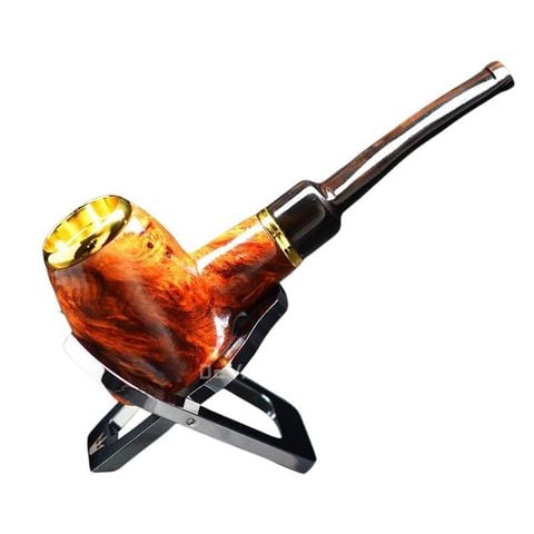 Tẩu gỗ hút Xì Gà cán sừng Freesize TS16